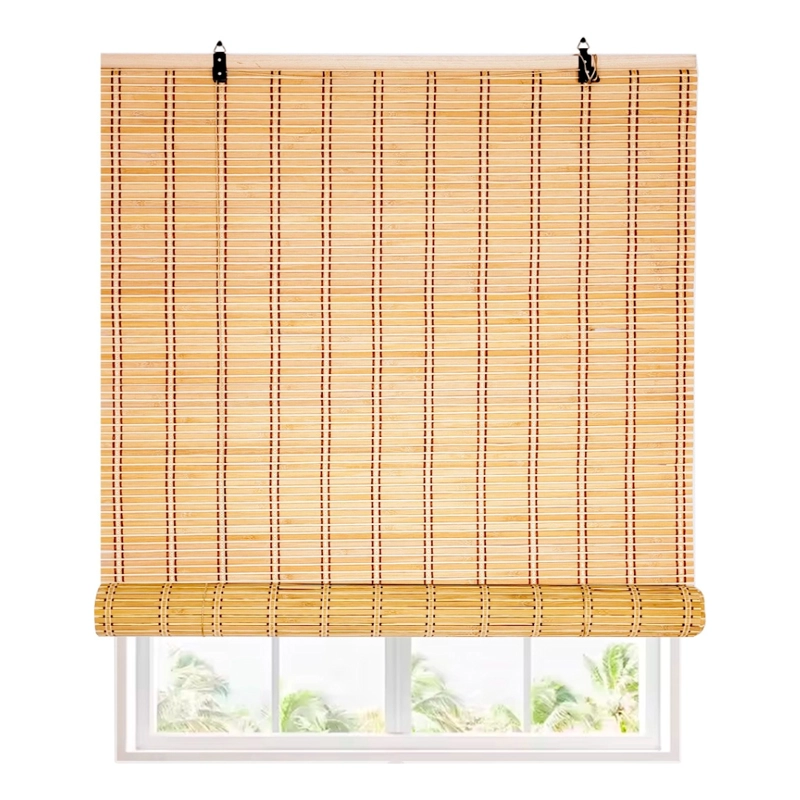 CORTINA PERSIANA BAMBU ROLLER UNICOLOR 90X150CM - 2
