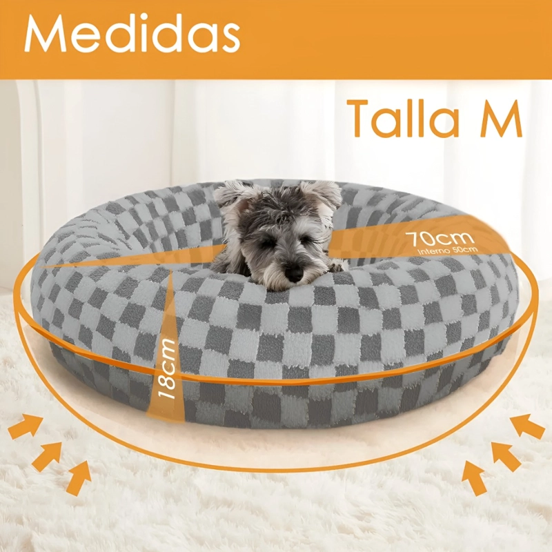 CAMA PERRO PREMIUM POLAR LAVABLE ANTIDESLIZANTE 70CM - 2