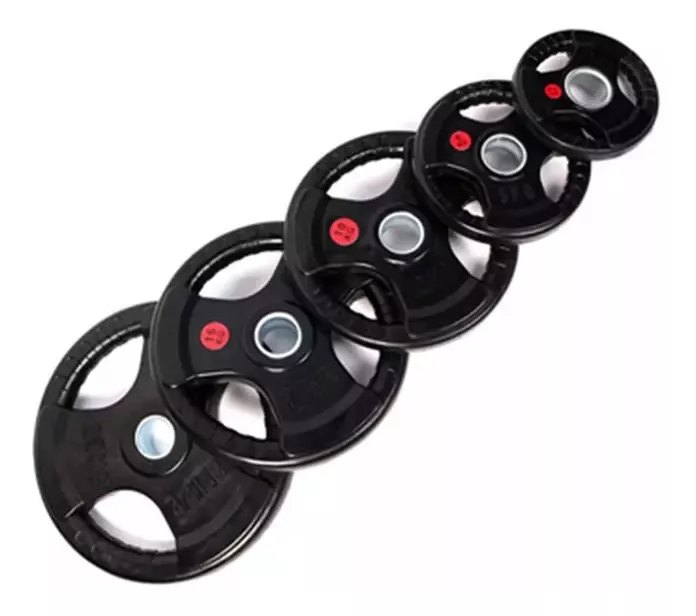 DISCOS OLIMPICOS 15 KG CON AGARRE - 4