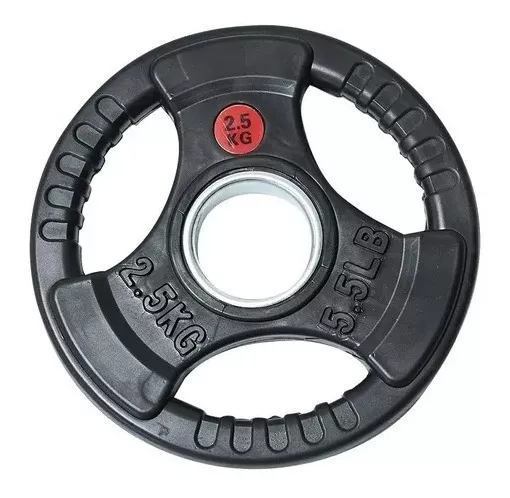PACK 4 DISCOS DE 2,5 KG CON AGARRE TIPO MANCUERNAS - 1