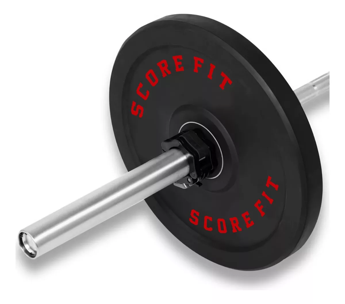 DISCO OLÍMPICO SCORE FIT ACERO INOXIDABLE 25 KG BUMPER - 2