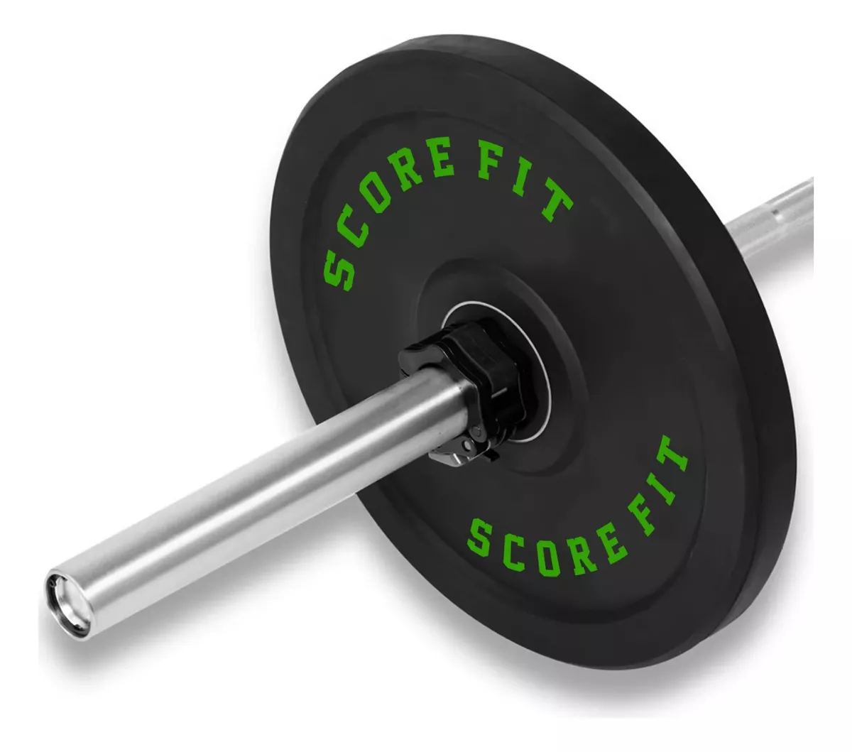 DISCO OLÍMPICO SCORE FIT ACERO INOXIDABLE 15 KG BUMPER - 2