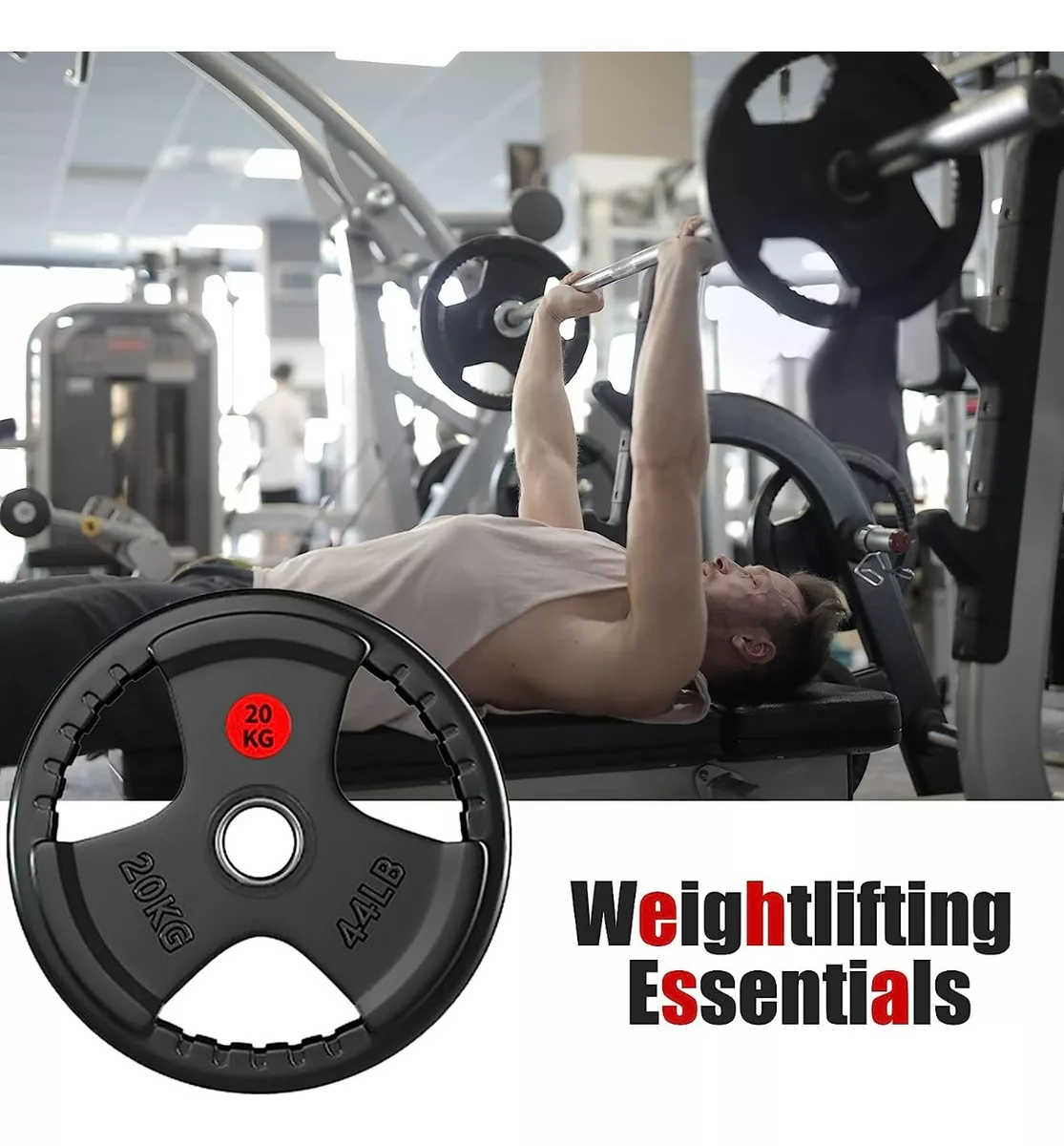 DISCO OLIMPICO 20 KG CON AGARRE - 5