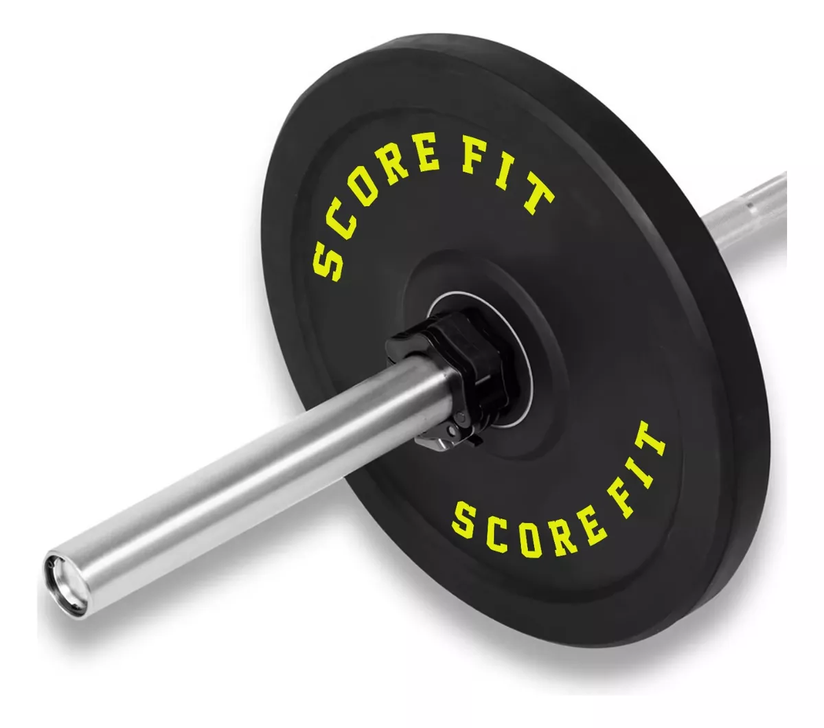 PAR DISCOS OLÍ­MPICOS BUMPER 10 KG  SCORE FIT- TOTAL 10KG X 2 - 2