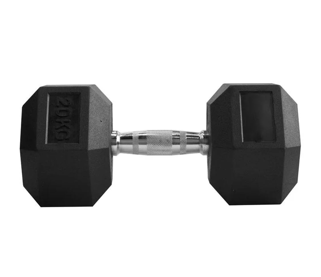 MANCUERNA SCORE FIT ACERO 20 KG HEXAGONAL - 1