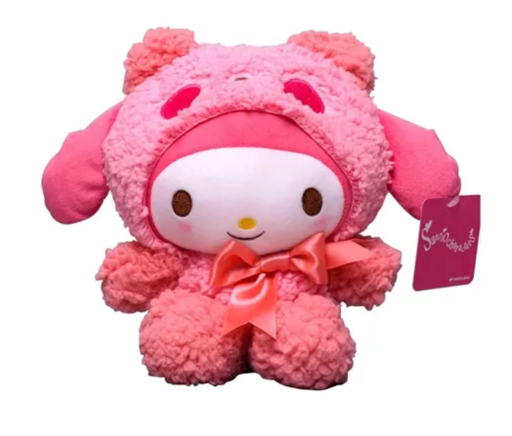 SET HELLO KITTY 3 PELUCHE SANRIO KUROMI CINAMOROLL Y MY MELODY - 3