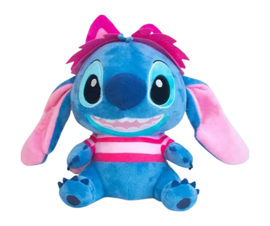 PELUCHE STITCH RAJE ROSADO - 1