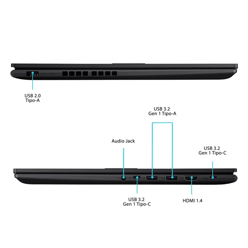NOTEBOOK ASUS VIVOBOOK 16 INTEL CORE 9 24GB RAM 512GB SSD 16' - 3
