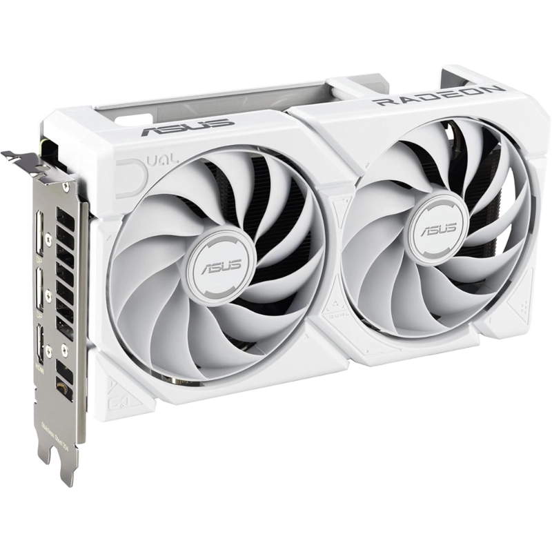 TARJETA DE VIDEO ASUS DUAL RADEON RX 9060 XT 16GB GDDR6 WHITE EDITION - 4