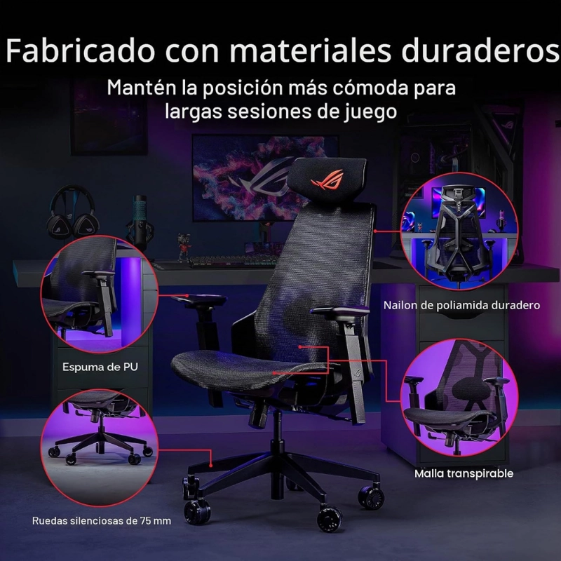 SILLA GAMING ROG DESTRIER CORE - 9