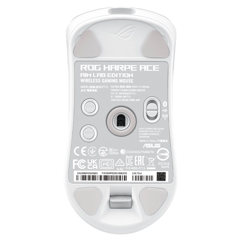 MOUSE ROG HARPE ACE AIM LAB EDITION BLANCO - 4