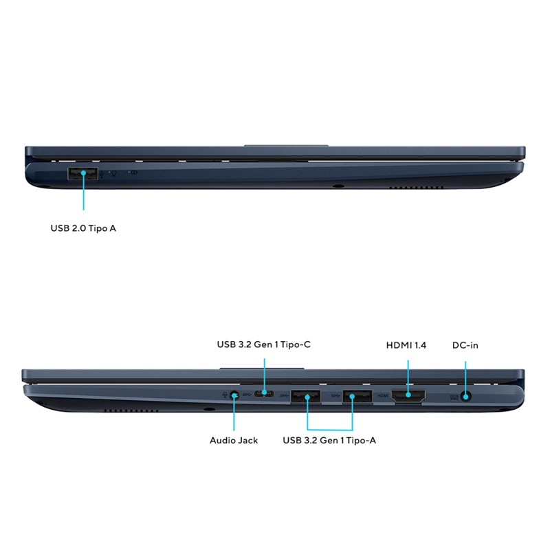 NOTEBOOK ASUS VIVOBOOK 14 INTEL CORE 3 8GB RAM 512GB SSD 14' - 3