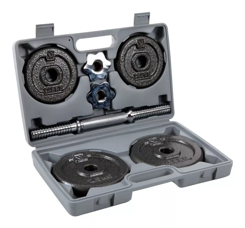 SET MANCUERNAS LIVE UP ALEACIÓN 10KG 10 KG LS2326B - 2