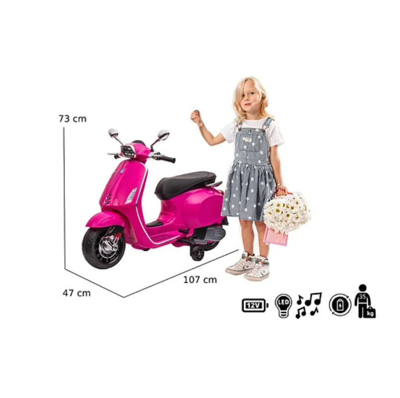 MOTO A BATERIA VESPA SPRINT RACING - KIDSCOOL - 5