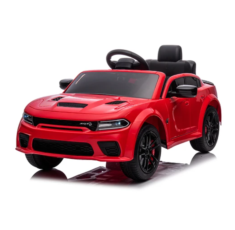 AUTO BATERIA KIDSCOOL DODGE CHARGER SRT ROJO - 1