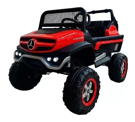 AUTO BATERÍA KIDSCOOL MERCEDES UNIMOG 4 MOTORES - UNIMOG-BL - 2