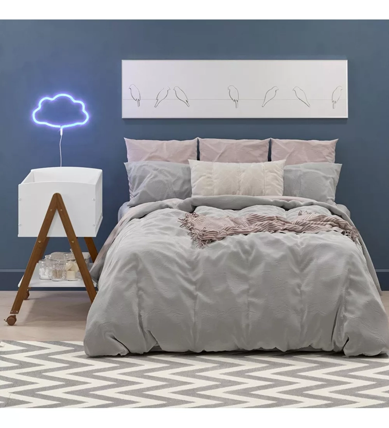 MINI CUNA KIDSCOOL INFANTIL COLECHO LIV ECO WOOD RUEDAS MDF BLANCO - 4