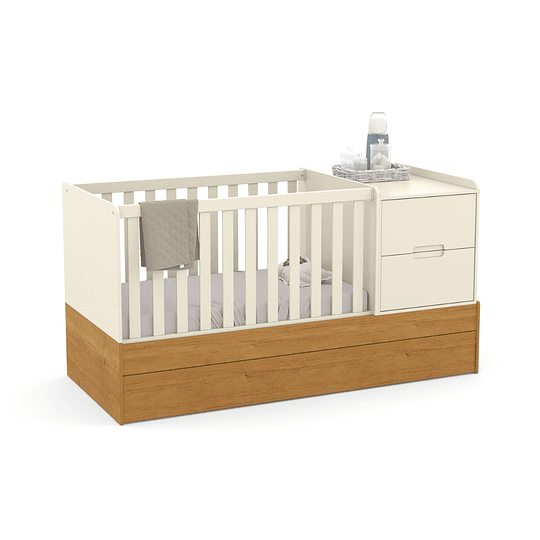 CUNA FORMARE BLANCO ECO WOOD MULTIFUNCIÓN - KIDSCOOL - 1