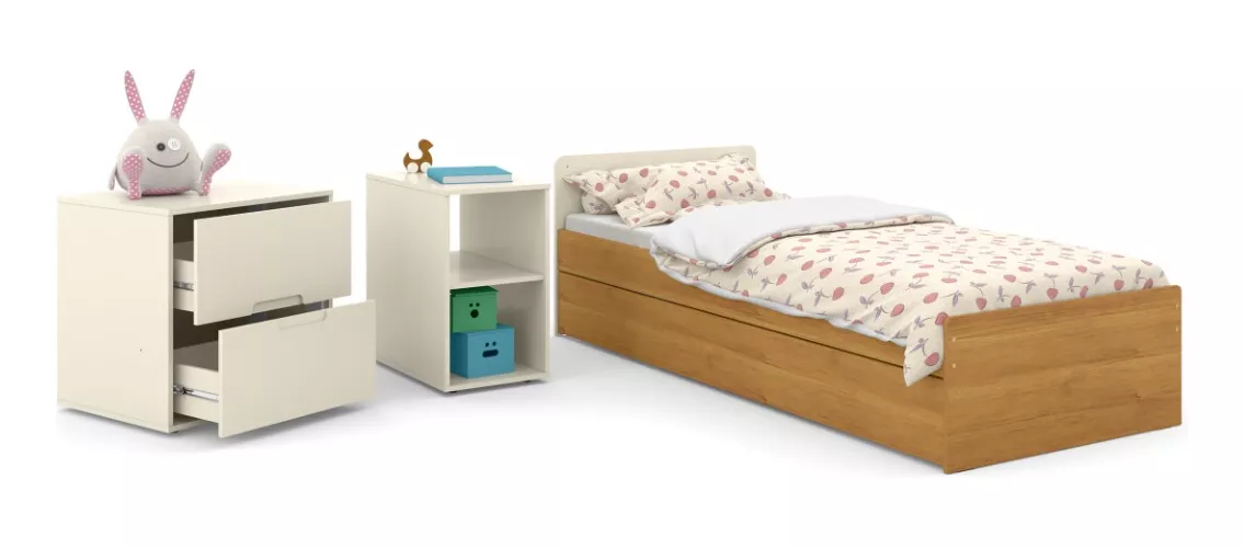 CUNA FORMARE BLANCO ECO WOOD MULTIFUNCIÓN - KIDSCOOL - 2