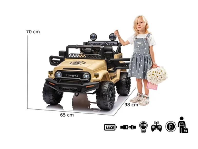 AUTO A BATERÍA JEEP TOYOTA FJ CRUISER - KIDSCOOL - 3