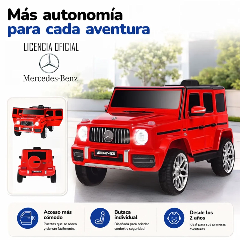 AUTO A BATERÍA KIDSCOOL JEEP MERCEDES BENZ G63 - 3