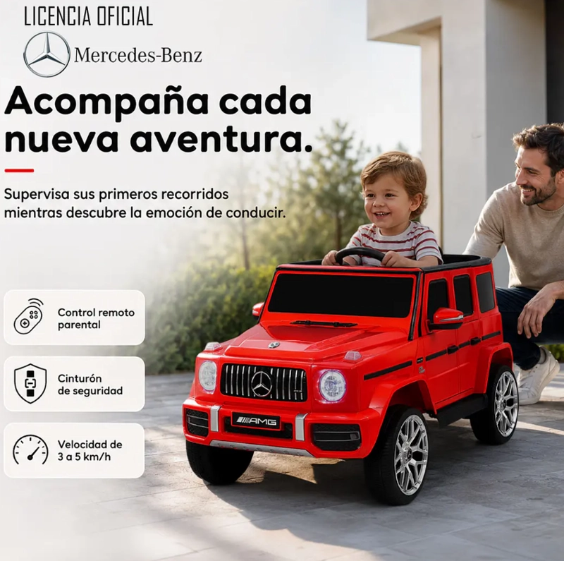 AUTO A BATERÍA KIDSCOOL JEEP MERCEDES BENZ G63 - 4