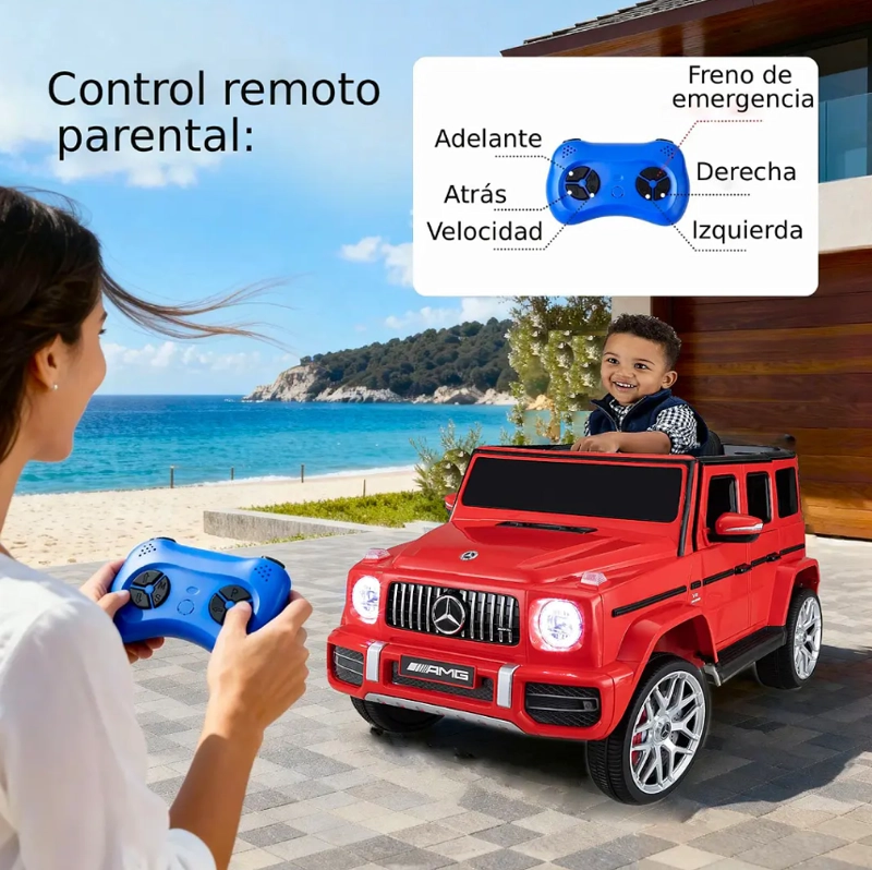 AUTO A BATERÍA KIDSCOOL JEEP MERCEDES BENZ G63 - 6