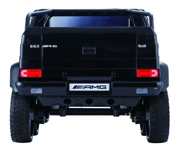 AUTO A BATERIA KIDSCOOL NEGRO MERCEDES G63 6X6 + LICENCIA - 8520092-6R-NG - 4