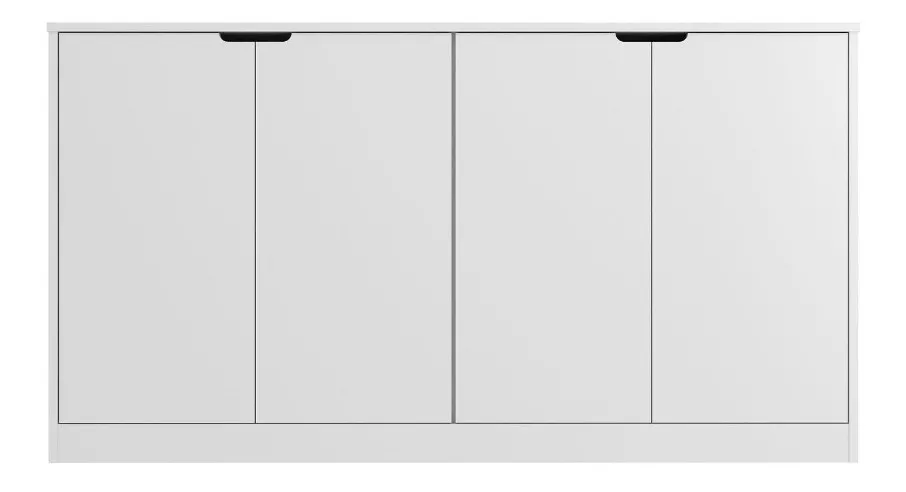 BUFFET BE DESIGN 4 PUERTAS BLANCO COMPAQ BAR00011 - 1