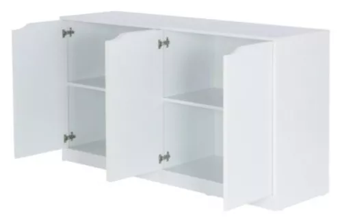 BUFFET BE DESIGN 4 PUERTAS BLANCO COMPAQ BAR00011 - 3