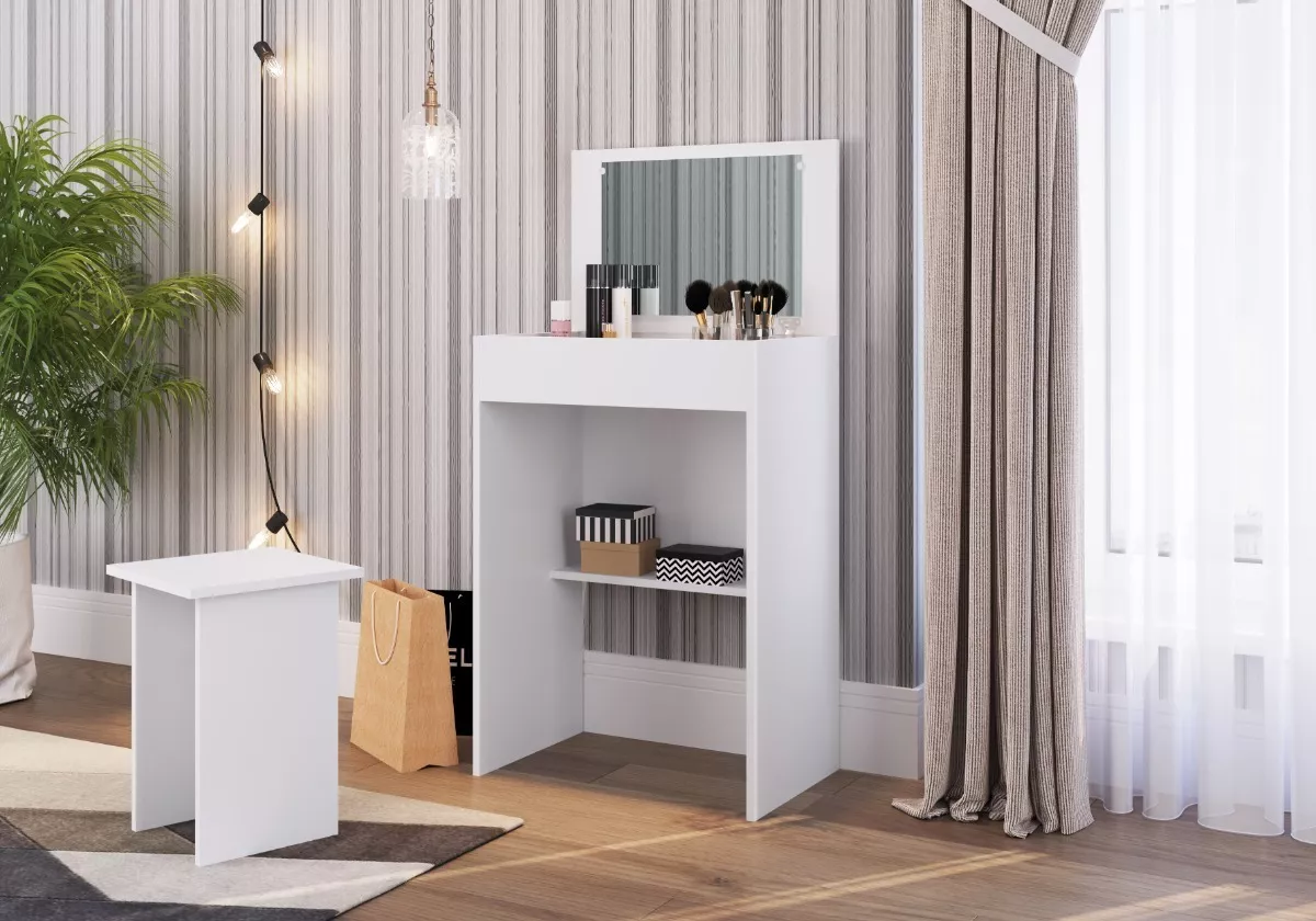TOCADOR KIDSCOOL BLANCO CON ESPEJO AMORE PE508BR - 2