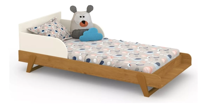 CUNA KIDSCOOL INFANTIL MAX MULTIFUNCION ECO WOOD MIEL MDF BEIGE - 2