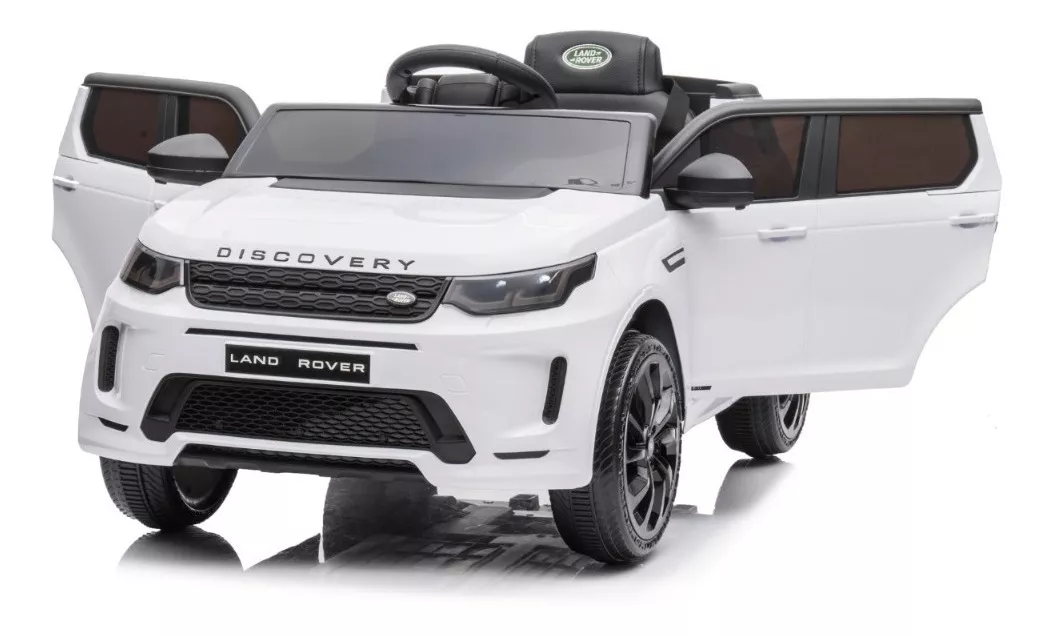 AUTO A BATERIA LAND ROVER DISCOVERY CON LICENCIA BLANCO - 8350084-2R-BL - 2