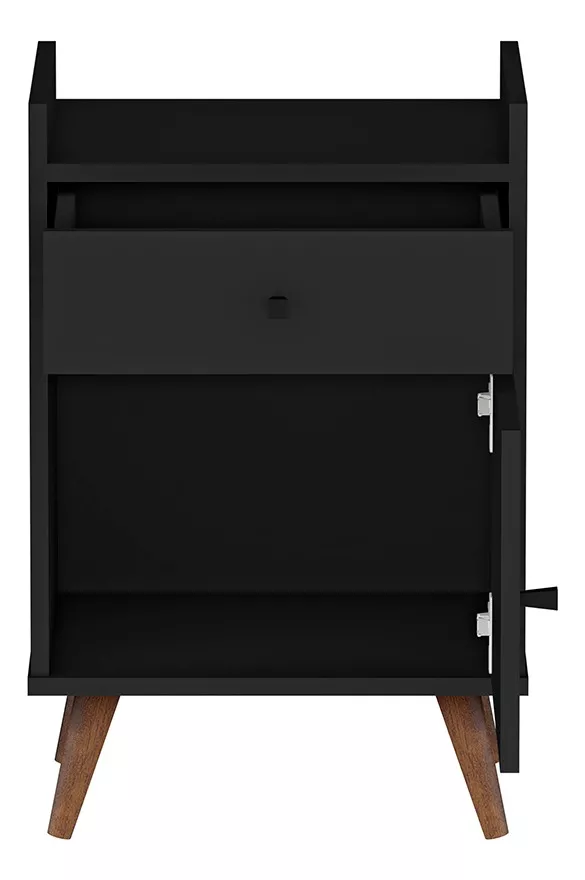 VELADOR BE DESIGN NEGRO CON PUERTA JB1313 NG - 2