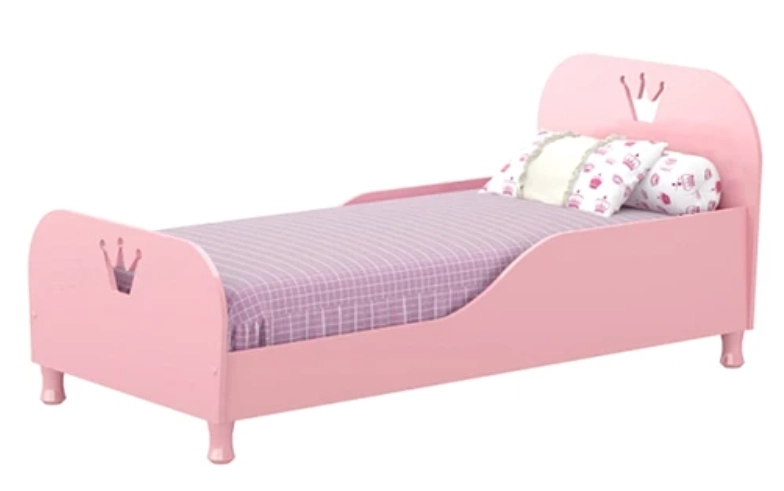 MINI CAMA KIDSCOOL TRANSICION PRINCESA ROSA - 1