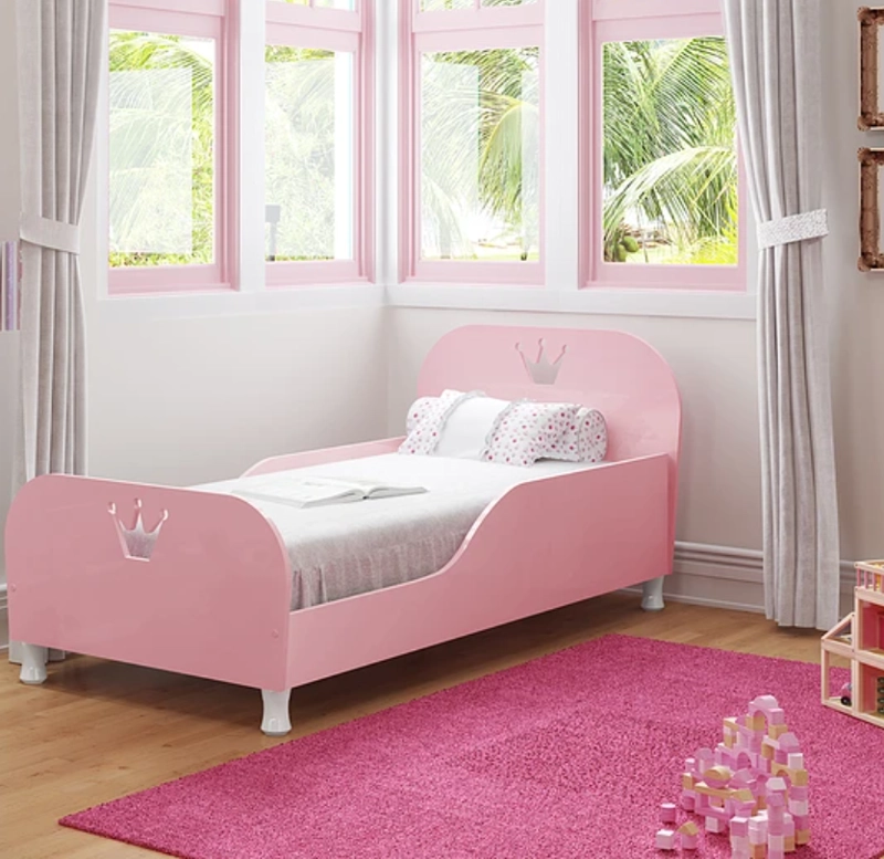 MINI CAMA KIDSCOOL TRANSICION PRINCESA ROSA - 2