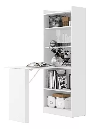 ARMARIO PRACTIC CON MESA RETRACTIL BLANCO - KIDSCOOL - 2993.0001 - 2