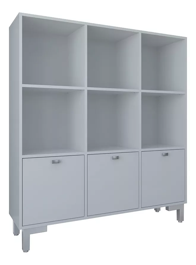 BIBLIOTECA PRACTIC 3 PUERTAS BLANCO - BE DESIGN - 2593.0001 - 4