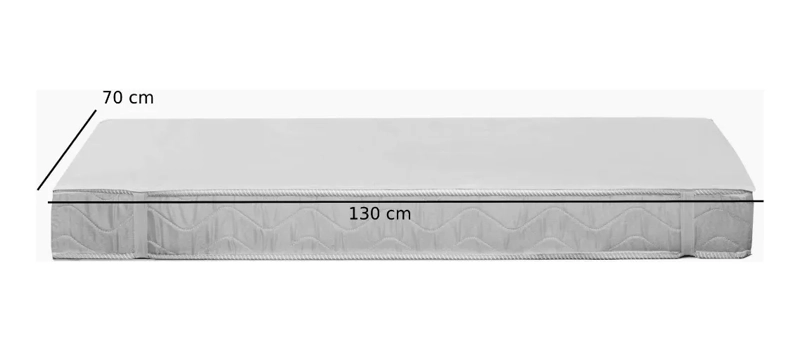 CUBRECOLCHÓN KIDSCOOL D040 CUNA BLANCO 130X70 CM - 5
