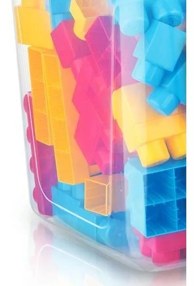 BLOCKS ENCAJE JUMBO KIDSCOOL MULTICOLOR 100 PCS - 5063 - 2