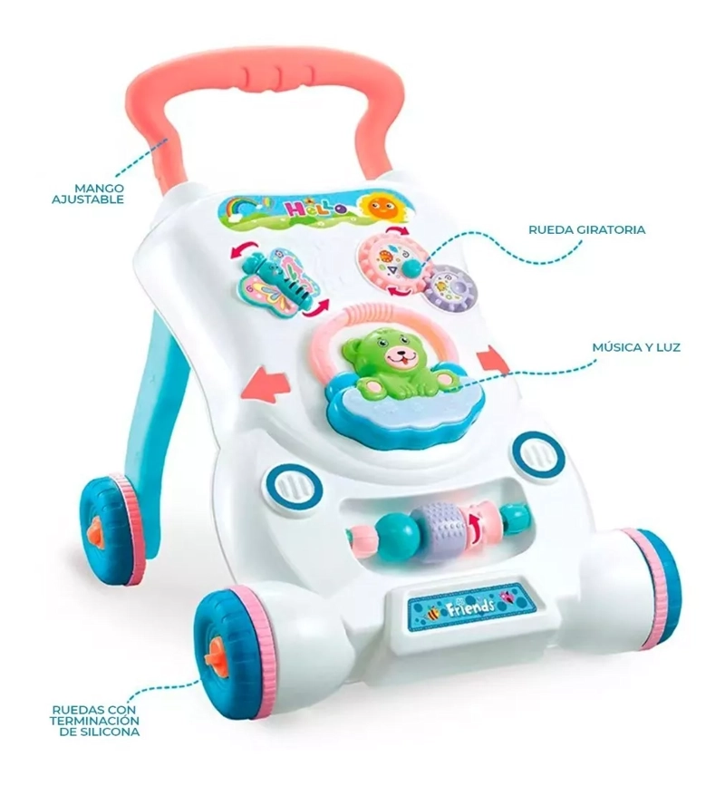 CAMINADOR KIDSCOOL MUSICAL BABY WALKER CON LUCES 408781 - 3