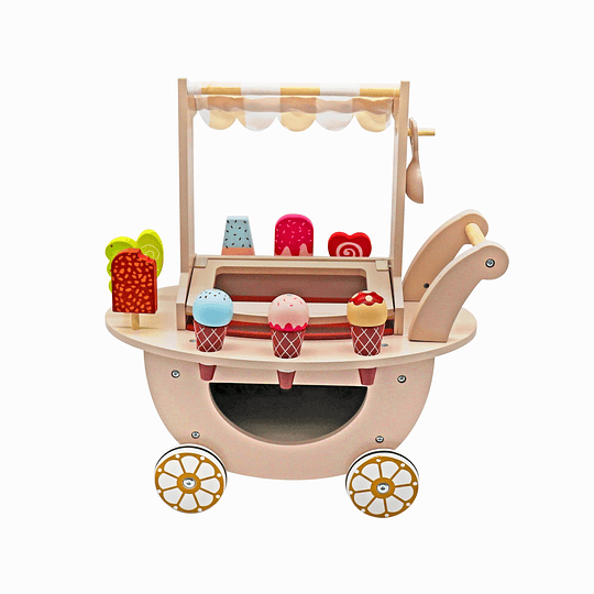 CARRITO KIDSCOOL DIDACTICO ICE CREAM NUDE - 3