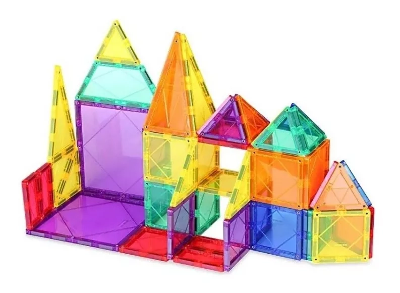 BLOQUES MAGNÉTICOS KIDSCOOL NEGRO 3D CONSTRUCCIÓN 60 PIEZAS - 300100 - 1
