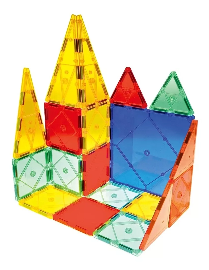 BLOQUES MAGNÉTICOS KIDSCOOL NEGRO 3D CONSTRUCCIÓN 60 PIEZAS - 300100 - 2