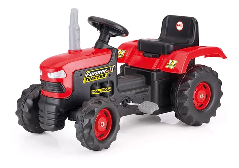 TRACTOR KIDSCOOL A PEDALES FARMER ROJO 8050 - 2