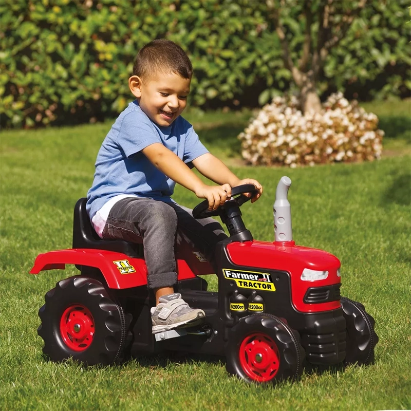 TRACTOR KIDSCOOL A PEDALES FARMER ROJO 8050 - 3