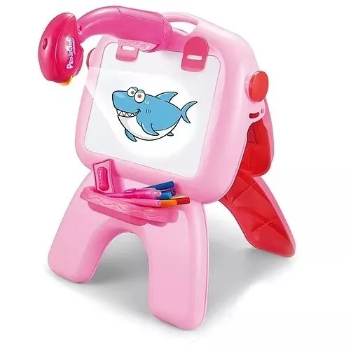 PIZARRA KIDSCOOL LUMINOSA LEARNING 4 EN 1 ROSADA - - 397143 - 1