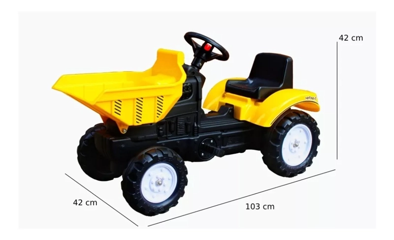 GO KART KIDSCOOL TRACTOR AMARILLO - 5003 - 2