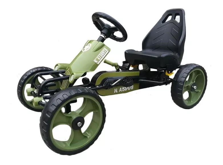 GO KART KIDSCOOL RACING ARMY VERDE - 2036E - 1