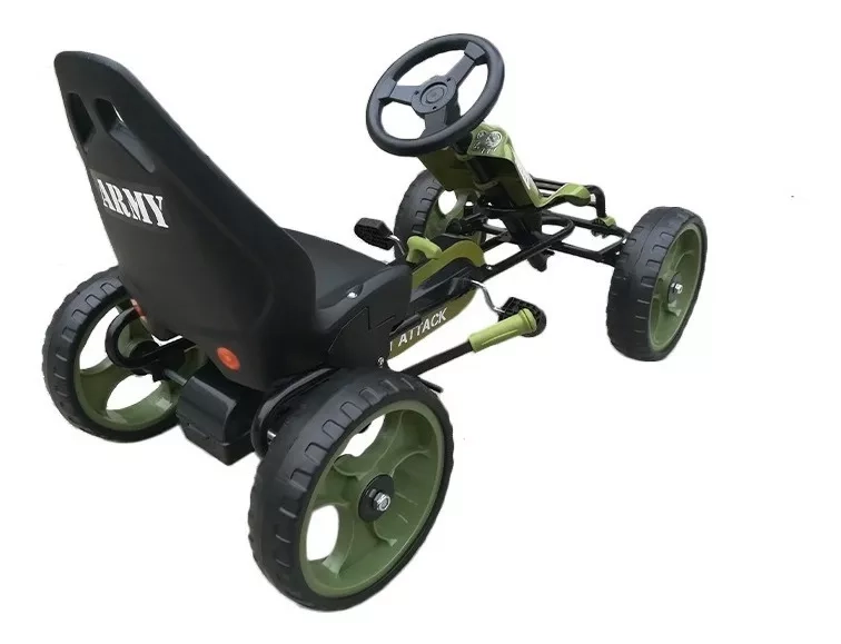 GO KART KIDSCOOL RACING ARMY VERDE - 2036E - 3